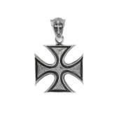 Pandantiv din argint cruce malteză