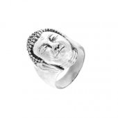 Inel din argint Buddha