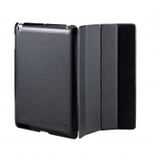 Husa si suport pentru iPad2 &amp;amp;#8211; Piele ecologica neagra