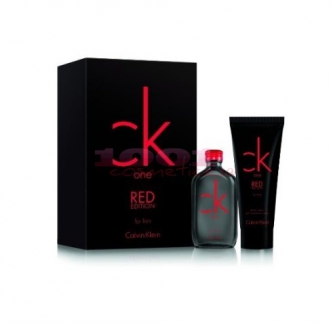 CALVIN KLEIN ONE RED EDT 100 ML + GEL DE DUS 100 ML FOR HIM SET