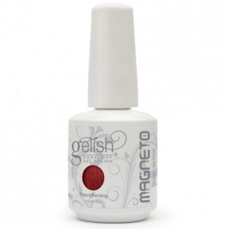 Gel Soak Off GELISH Magnetic Electric Metal  Lover- Magneto Red 15 ml (.5 oz)
