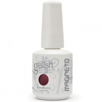 GELISH Soak Off Magnetic Drawn Together- Magneto Brown 9 ml (.3 oz)