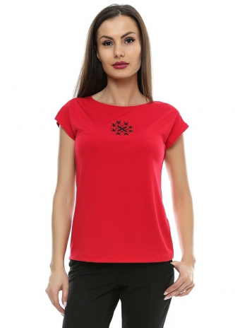 Tricou dama broderie traditionala B71