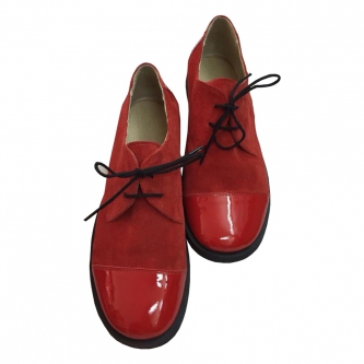 Pantofi din piele Oxford Pam Red