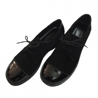 Pantofi din piele Oxford Pam Black