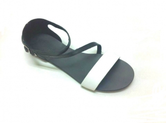 Sandale dama din piele Black and White Anna