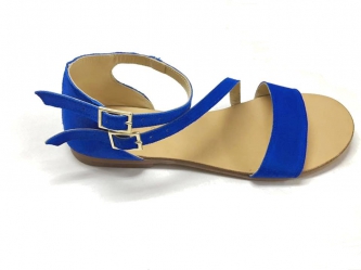 Sandale dama din piele Electric Blue Anna