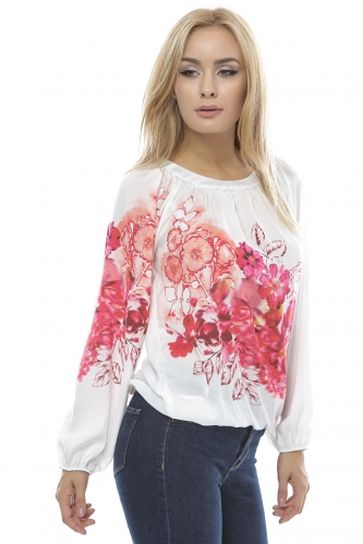 Bluza dama motive florale B91