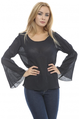 Bluza dama cu maneci evazate B92