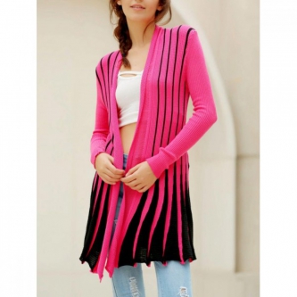 CARDIGAN DAMA CU MANECI LUNGI IN CULORI SOLIDE