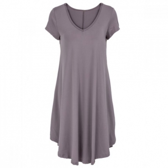ROCHIE CASUAL MANECI SCURTE GULER IN V SI PLIURI LARGI