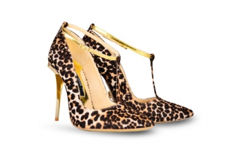 Pantofi Mihai Albu din piele Stealth T Animal Print