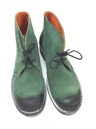 Ghete dama din piele Green Vintage Aida