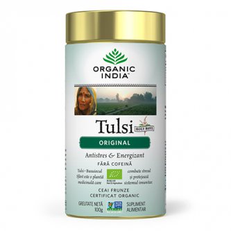 Ceai Tulsi (Busuioc Sfant) Original | Antistres Natural & Energizant