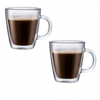 Cana cu perete dublu (set 2 buc) - Bistro Double Wall 310 ml