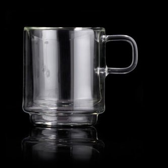 Set 2 cani cu perete dublu - Chica Double Wall Cup With Handle 250 ml