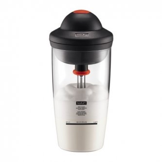 Aparat pentru preparat spuma de lapte - Latteo Milk frother battery 200 ml Black