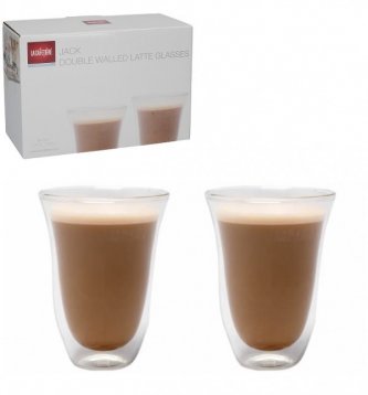 Set 2 pahare cu perete dublu - Jacky Espresso Double Wall Glasses 220 ml