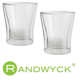 Set 2 pahare cu perete dublu - Randwyck Espresso Double Wall Glasses 90ml