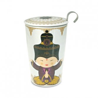 Cana cu infuzor - Little Shiva Purple Double Wall Mug