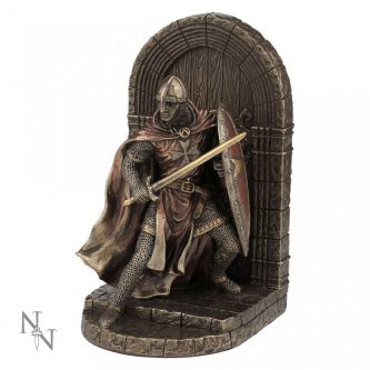 Suport lateral de cărți- book end- Luptător medieval cruciat