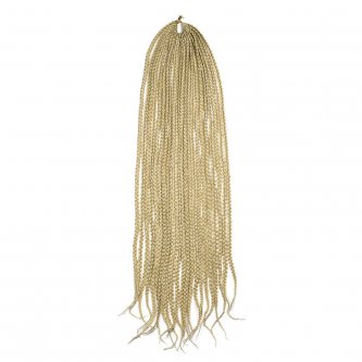 Extensii box braids culoarea blond deschis