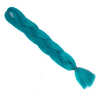 Extensie de par albastru turquoise