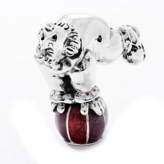 Miniatura din argint - Clown jonglānd