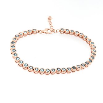 Bratara din argint cu topaz bleu london