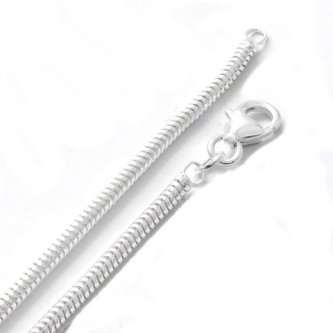 Lant din argint model sarpe, 2.50 mm