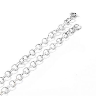 Lant din argint cu zale rotunde 4mm
