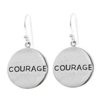 Cercei din argint - Courage