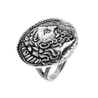 Inel din argint - Monedă Filip al II-lea