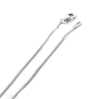 Lanțuri din argint model șarpe 1mm