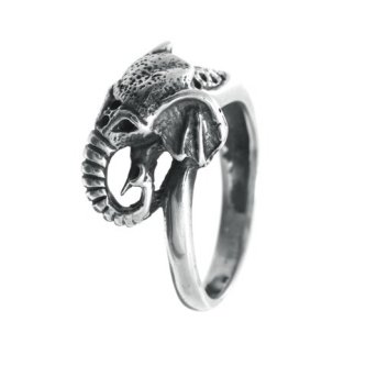 Inel din argint - Elefant