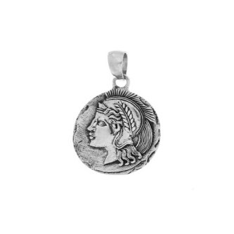 Pandantiv din argint - Monedă didrahma