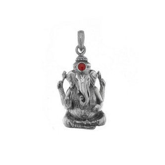 Pandantiv din argint Ganesha