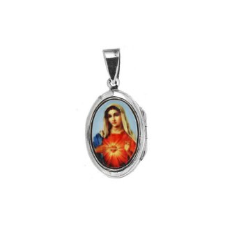 Pandantiv din argint Fecioara Maria