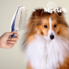 Perie cu ionizator pentru animale