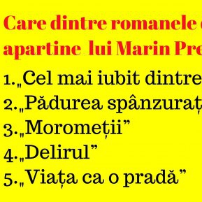 Test de cultura generală: Cât de bine cunoşti literatura română?