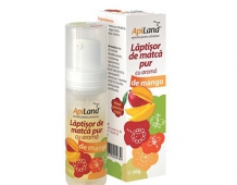 Laptisor de matca pur cu aroma de mango Apiland