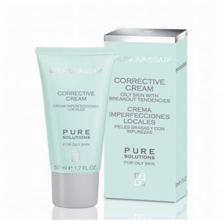 Cremă anti-acnee cu aplicare locală – Corrective Cream Pure Solution de la Bruno Vassari