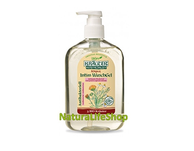 Gel antibacterian pentru igiena intima cu plante BIO Krauter