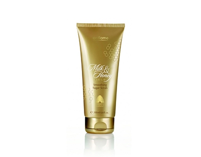 Exfoliant cu zahar pentru corp Milk & Honey Gold de la Oriflame