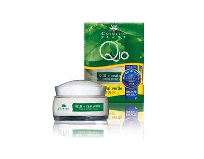 Crema antirid de noapte cu Q10 si ceai verde Cosmetic Plant