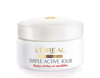 Crema de zi hidratanta pentru ten uscat si sensibil L'Oréal Paris Triple Active