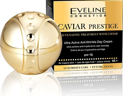 Crema de noapte Eveline Cosmetics Caviar Prestige 45+