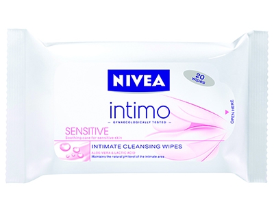 Servetele umede Nivea Intimo Sensitive