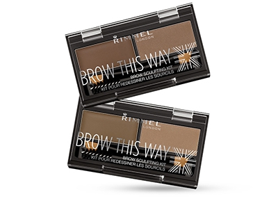 Paleta pentru machiaj sprancene Rimmel Brow This Way
