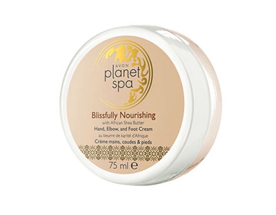 Crema pentru picioare, maini si coate Avon Planet Spa Blissfully Nourishing with Shea Butter